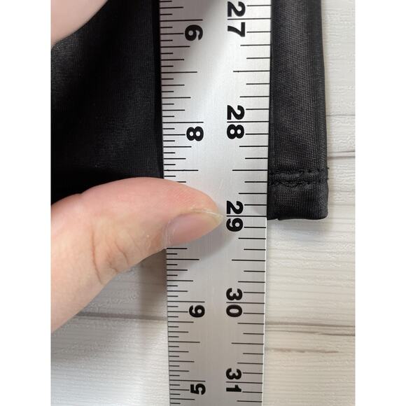 Candie's Leggings Womens Small Black Stretch Pull On Elastic Waist Poly Spandex - Picture 4 of 8